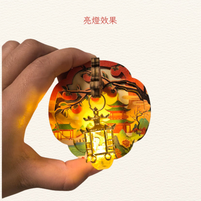 中華文化磁石貼DIY|橙亭子