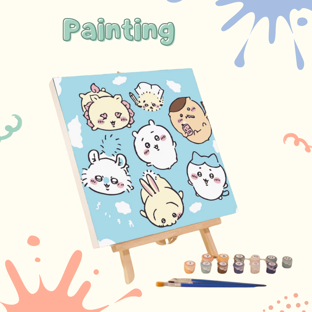 Beach Shell Painting DIY Material Kit | Purple