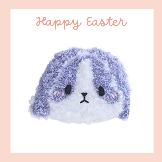 戳戳繡材料包|復活節|小兔|垂耳灰兔