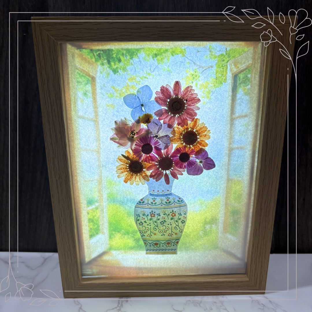 菲林紙相框小夜燈|壓花/貼紙款 工作坊