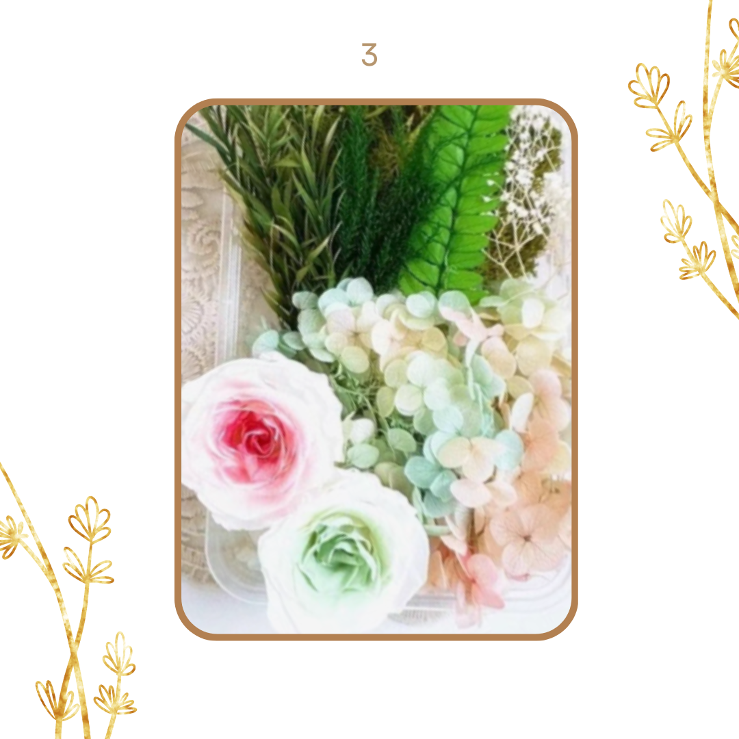 Night Light Glass Ball Everlasting Flower DIY Material Kit | Pink (Rose)