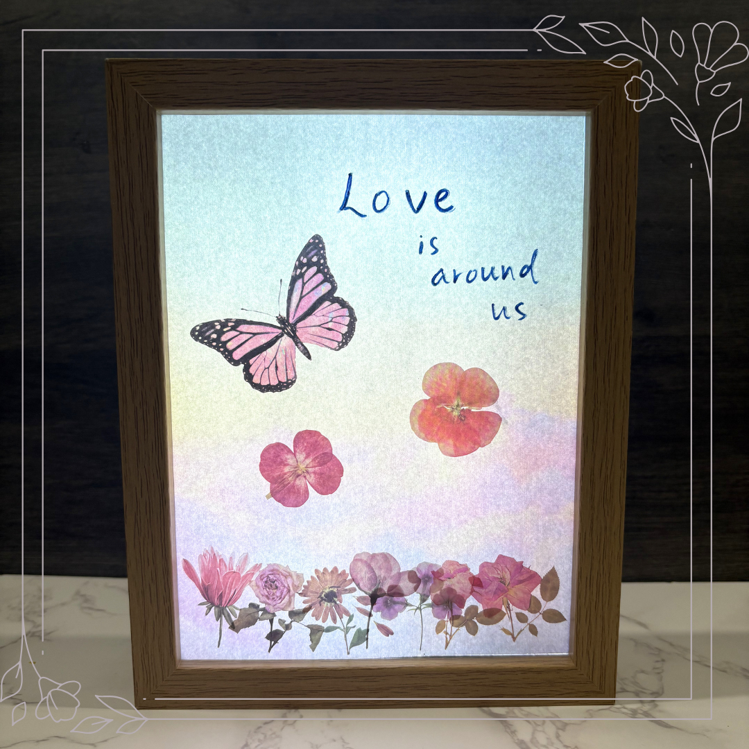 菲林紙相框小夜燈|壓花/貼紙款 工作坊