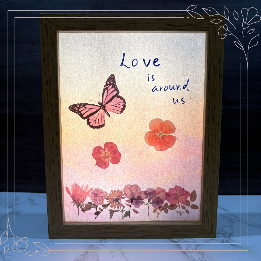 菲林紙相框小夜燈|壓花/貼紙款 工作坊