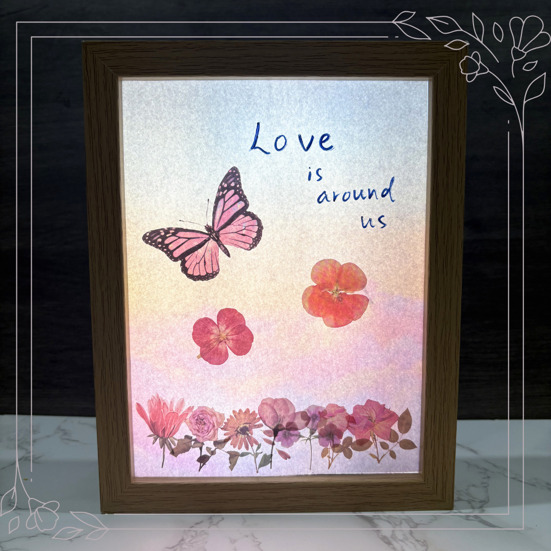 菲林紙相框小夜燈|壓花/貼紙款 工作坊