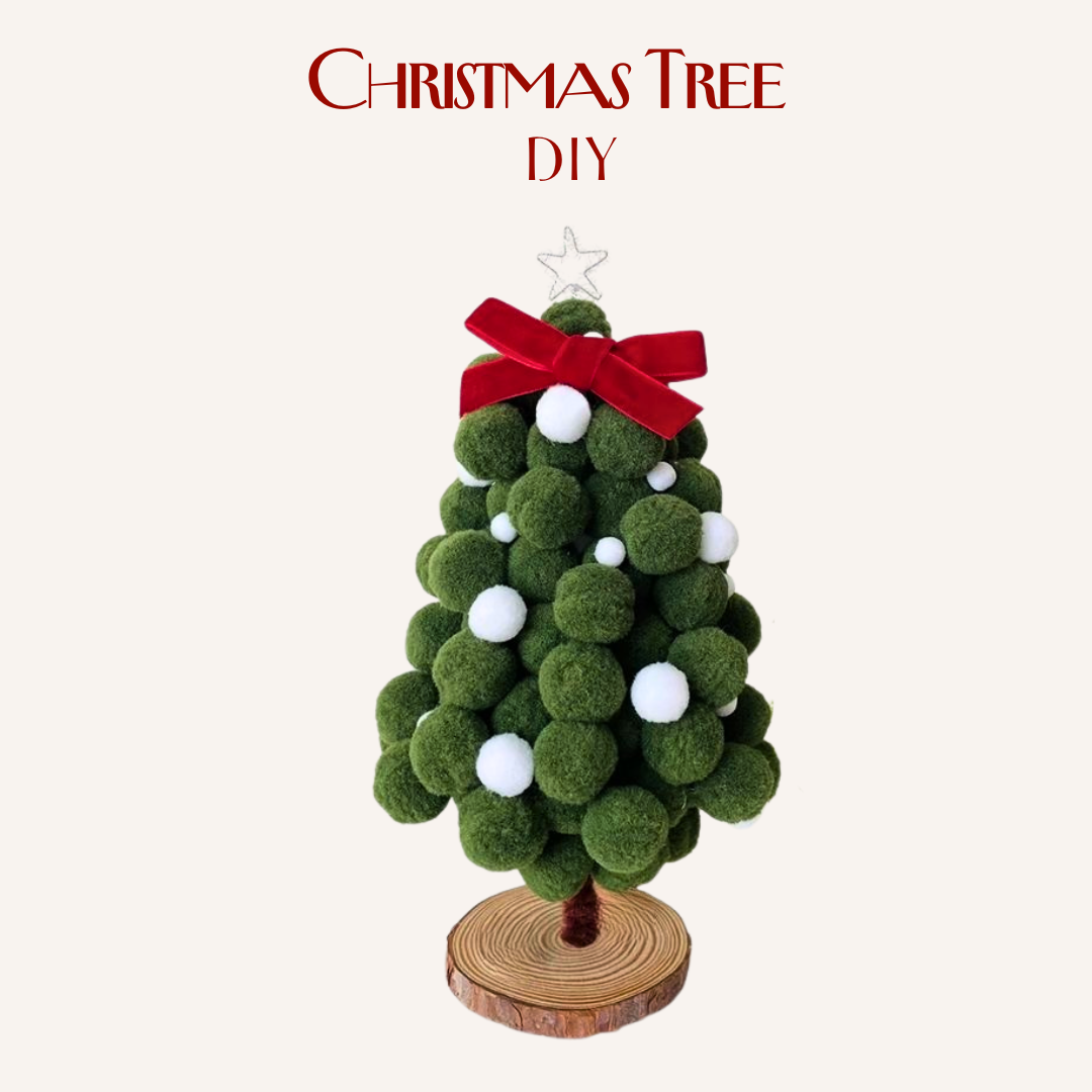 DIY Christmas tree | Furry ball Christmas tree