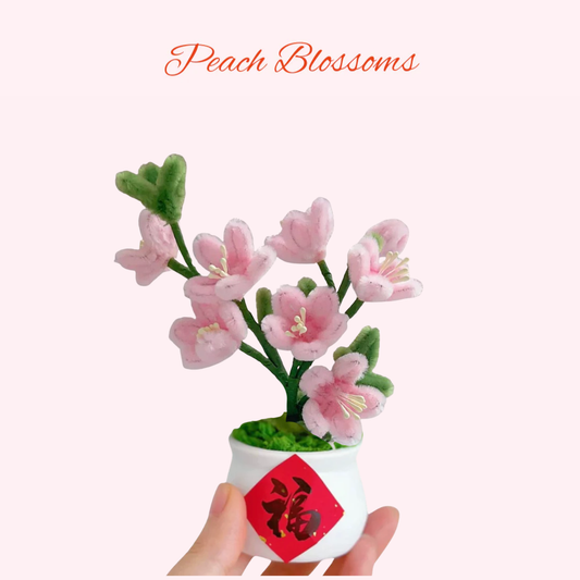 New Year Twister|DIY Material Pack|Small Orange Potted Plant