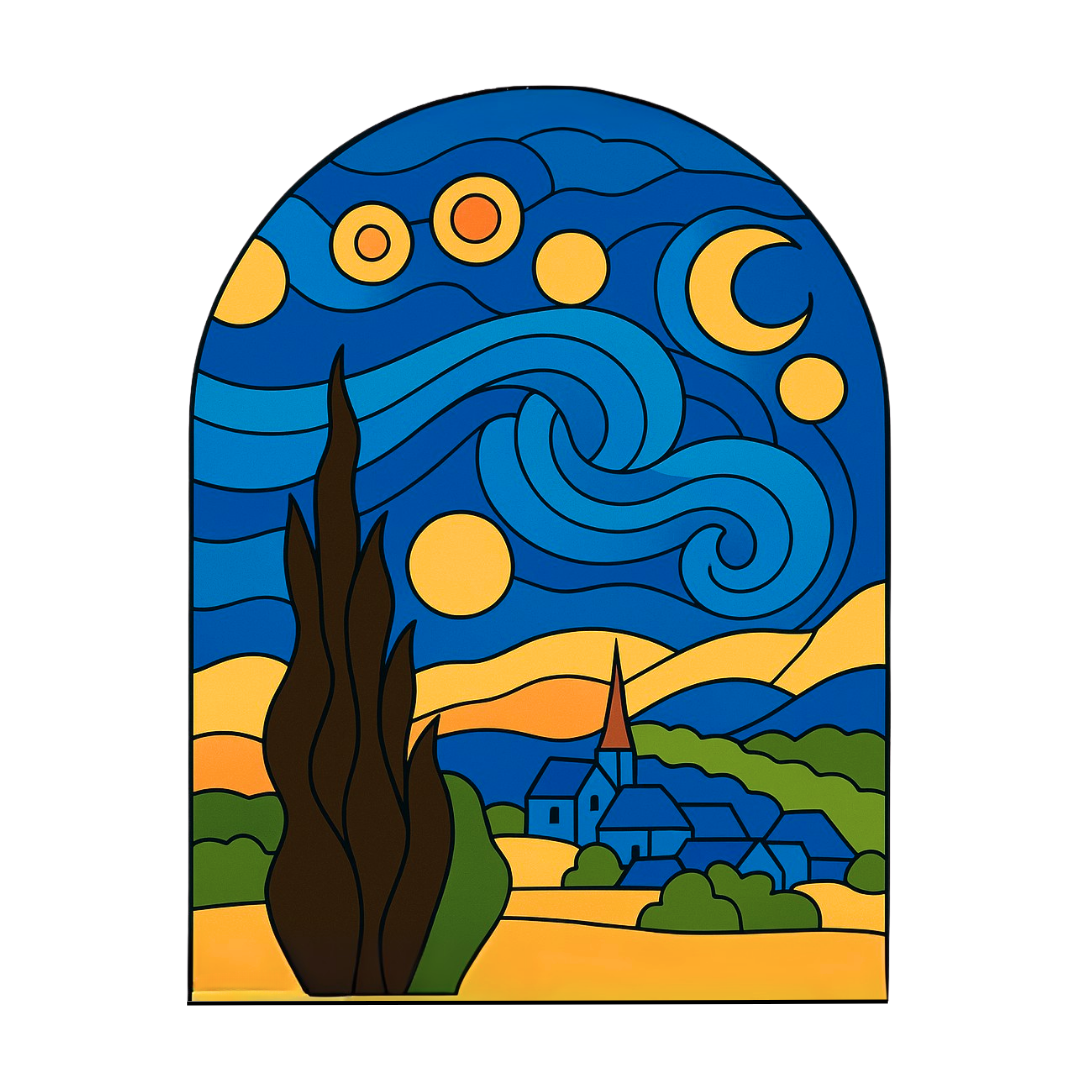 Plastic night light | Starry night light