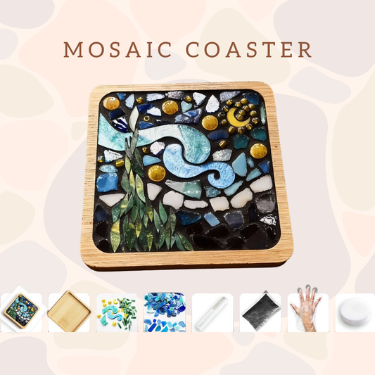 馬賽克杯墊|星空