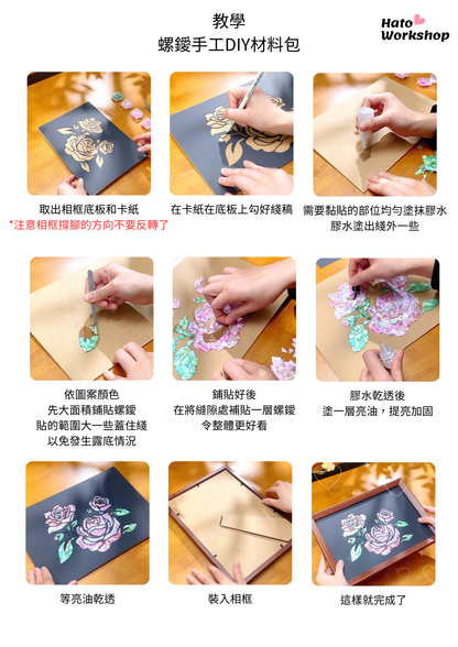 Beach Shell Painting DIY Material Kit | Purple