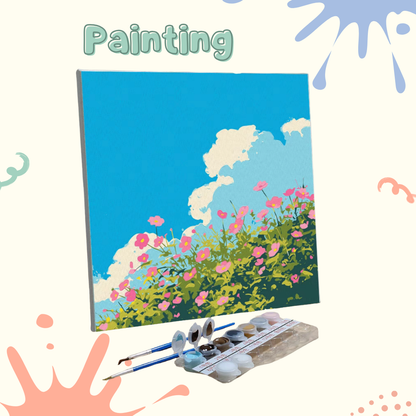 Beach Shell Painting DIY Material Kit | Purple