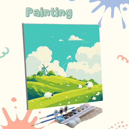 Beach Shell Painting DIY Material Kit | Purple