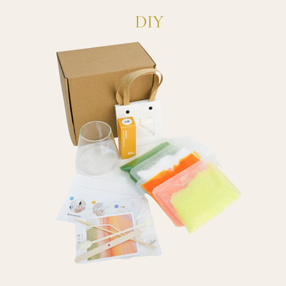 Sand Painting Scented Candle DIY Material Kit | Coastline
