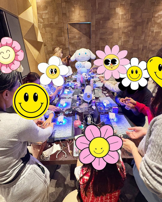 小朋友生日派對|永生花滴膠字母鎖匙扣工作坊