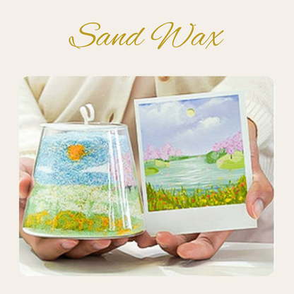Sand Painting Scented Candle DIY Material Kit | Coastline