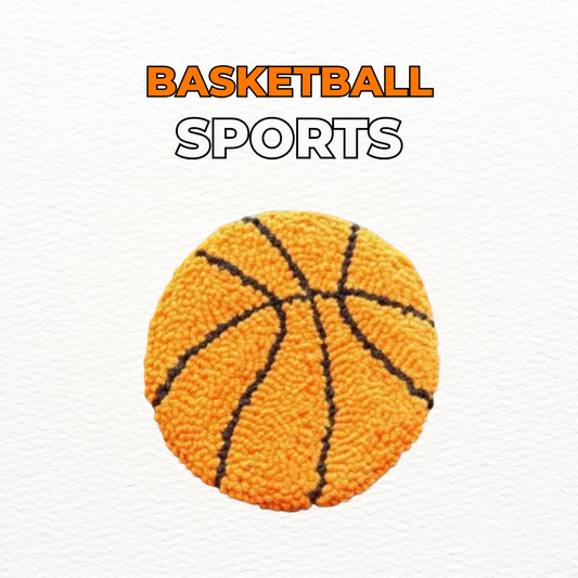 戳戳繡材料包|簡單款|小籃球