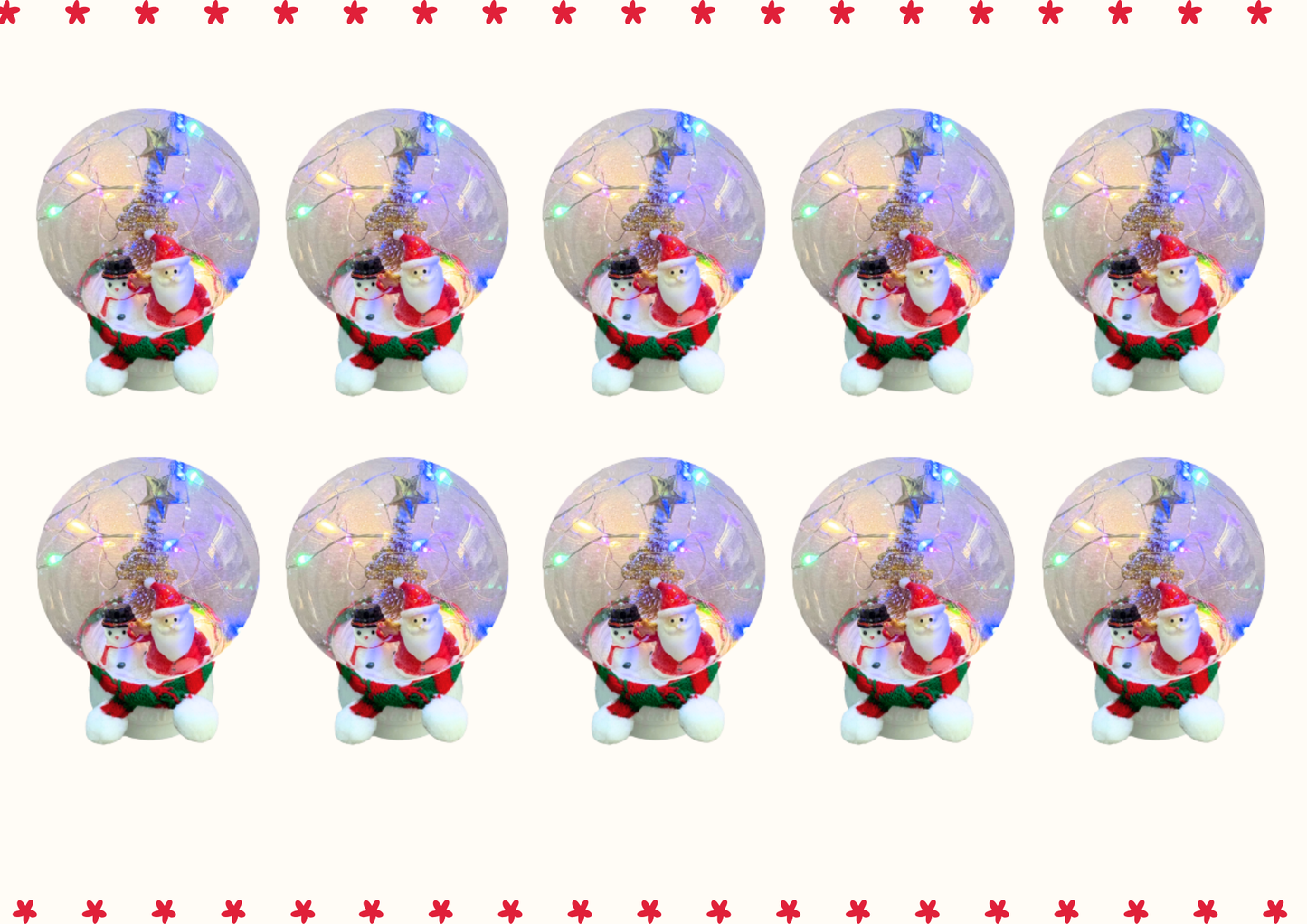 聖誕膠波小夜燈DIY材料包|可做10個