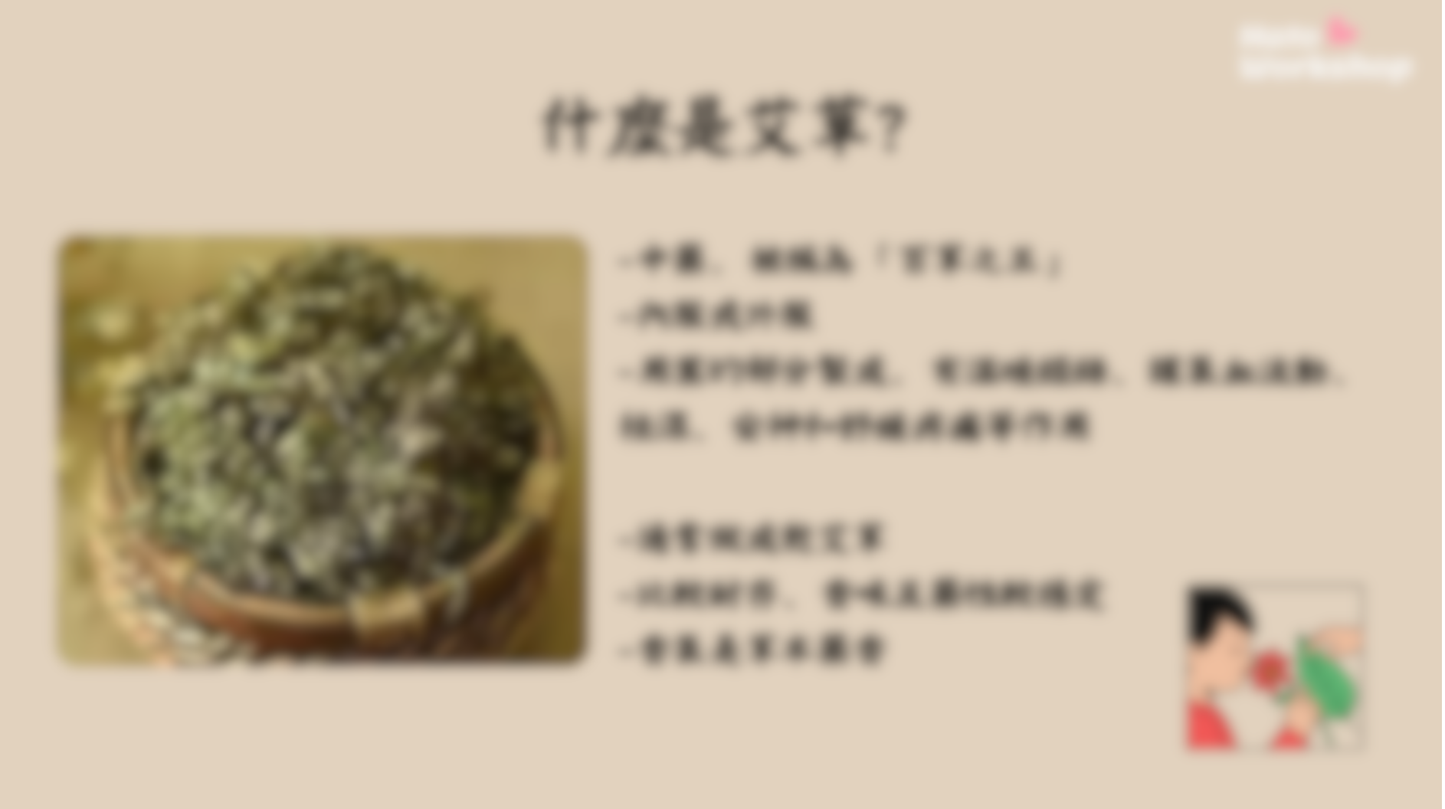 [工作坊教學套裝|材料+PPT流程全包] 艾草按摩棒工作坊|商場學校企業通用