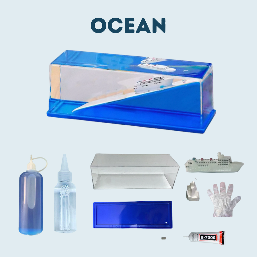 流體漂流瓶DIY材料包|大船