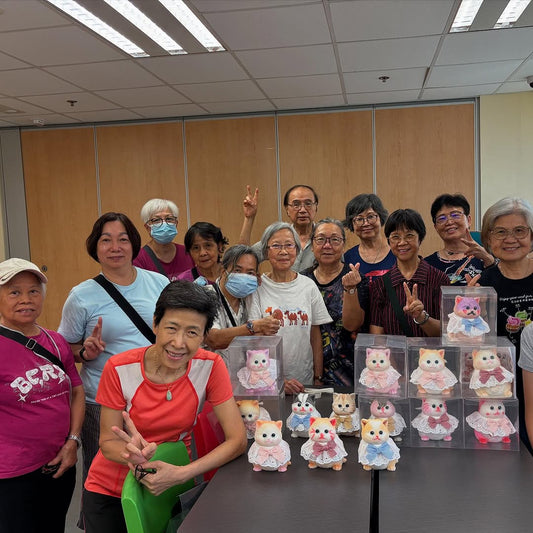 鄰舍輔導會天瑞鄰里康齡中心|貓貓捏捏膠工作坊