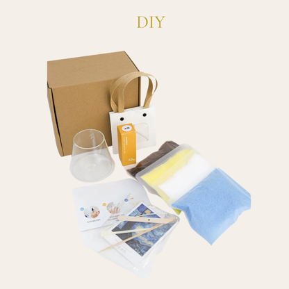 Sand Painting Scented Candle DIY Material Kit | Coastline