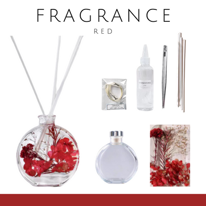 Floating Vase Fragrance DIY Material Kit | Red