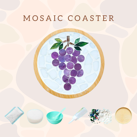 馬賽克杯墊|提子