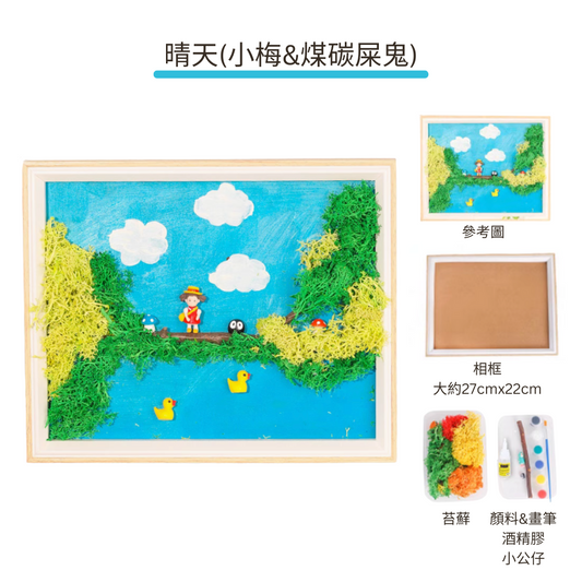 Moss Painting | Riverside (Crane)