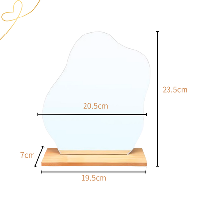 永生花鏡子|湖水藍