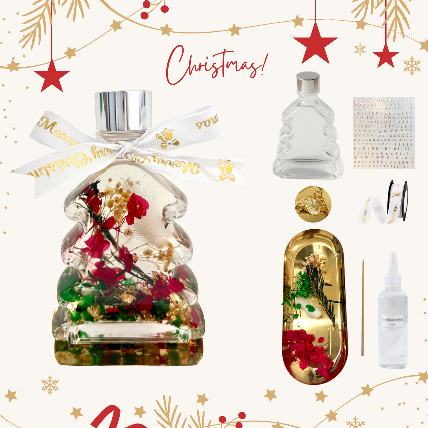 Floating Vase DIY Kit | Yellow