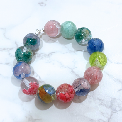 滴膠永生花串珠電話繩/手鏈工作坊