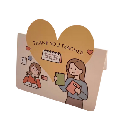 感謝老師卡 敬師日Thank you Teacher/Happy Teacher Day(一套10張)