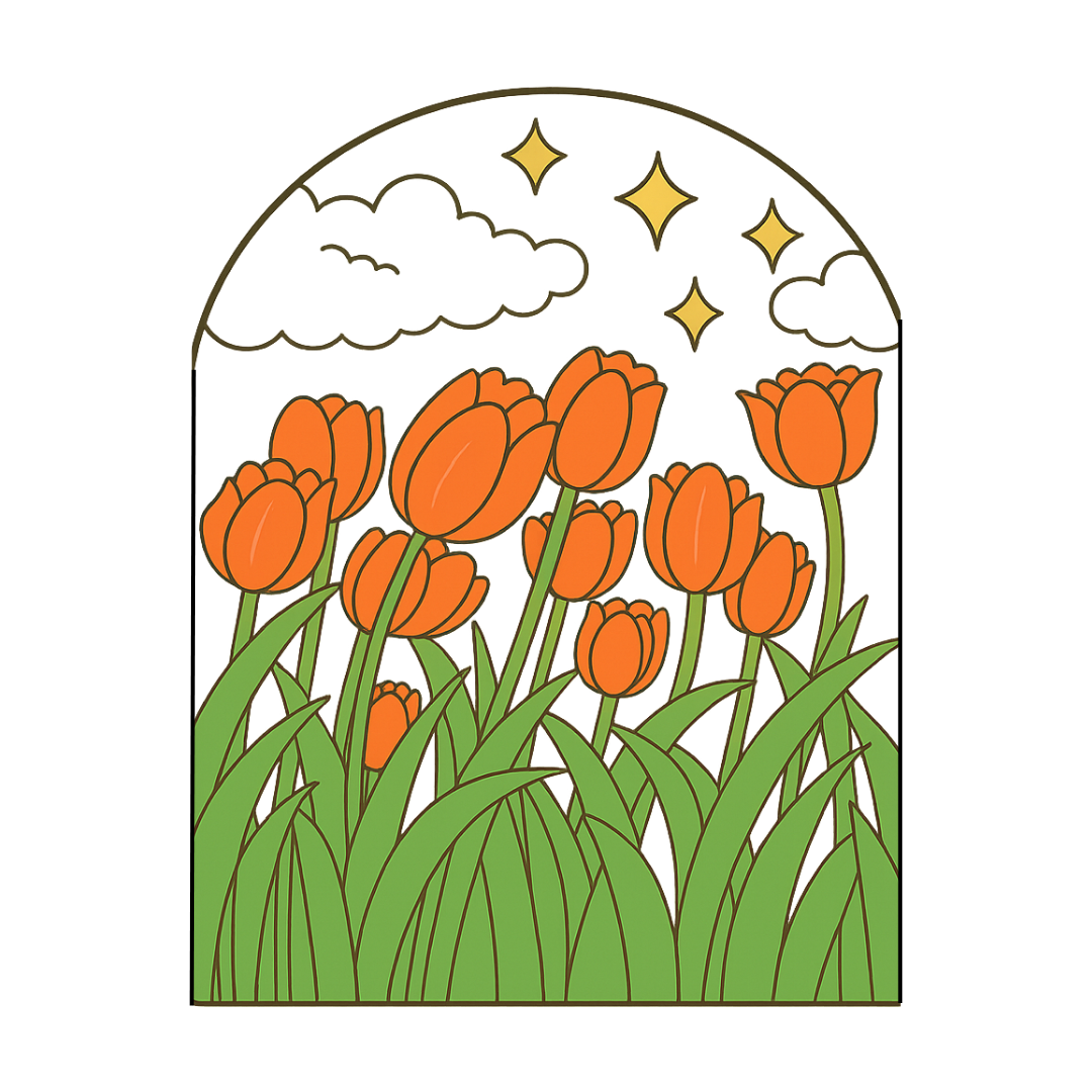 Plastic Night Light | Tulip Night Light