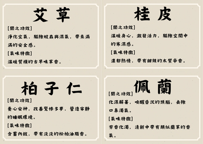 [安神]中草藥香包DIY材料包|香包款式(A山水景色)|可做25個香包