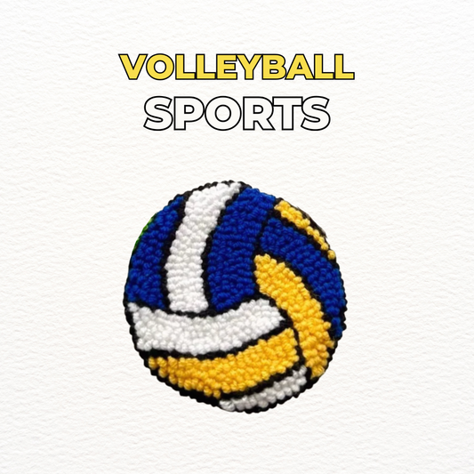 戳戳繡材料包|簡單款|小排球