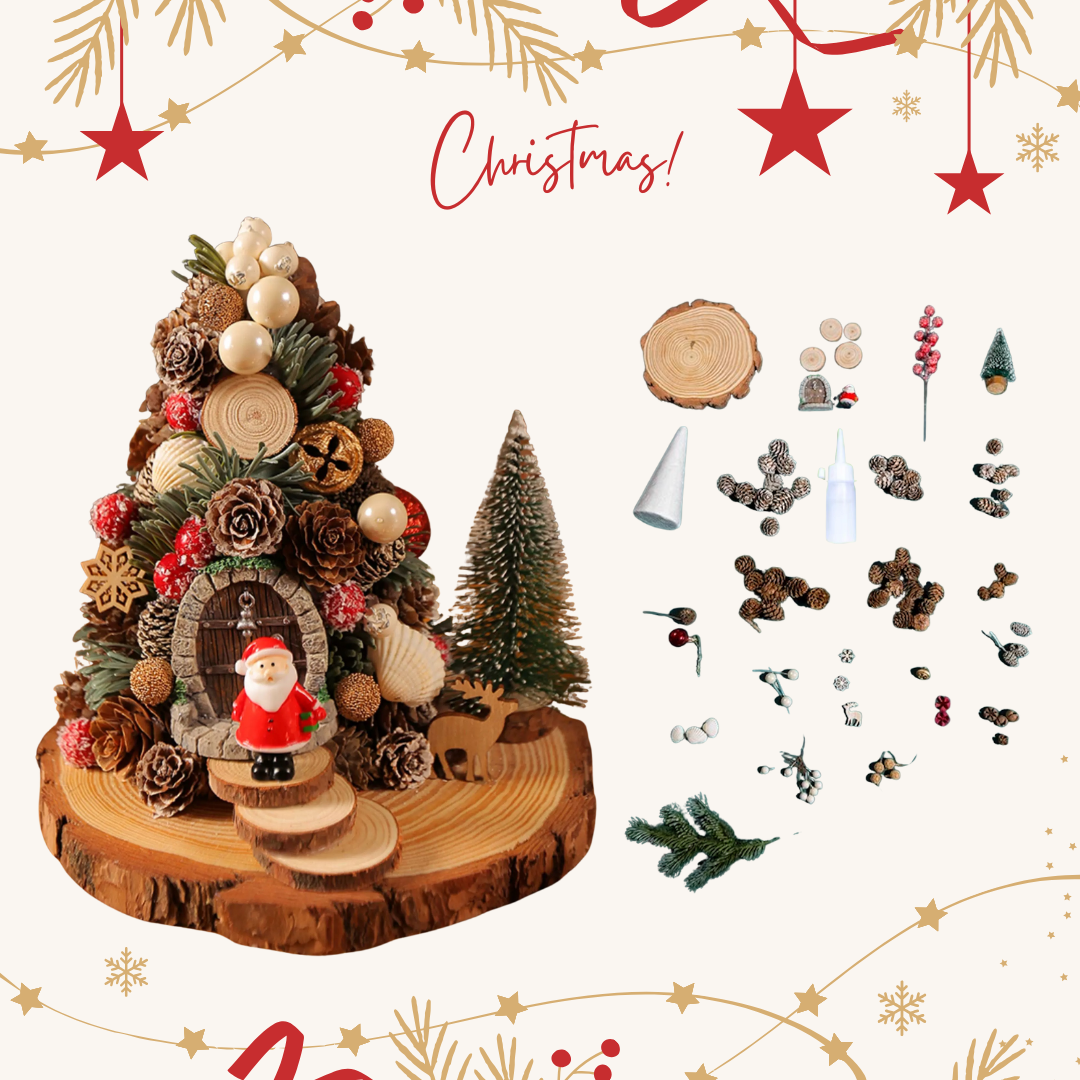 DIY Christmas tree | Furry ball Christmas tree