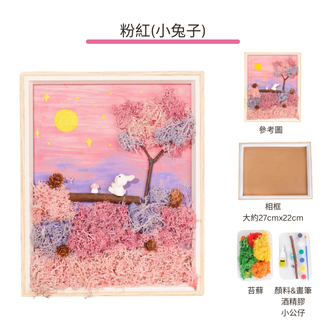 Moss Painting | Riverside (Crane)