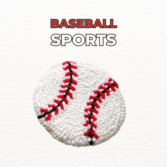 戳戳繡材料包|簡單款|小棒球