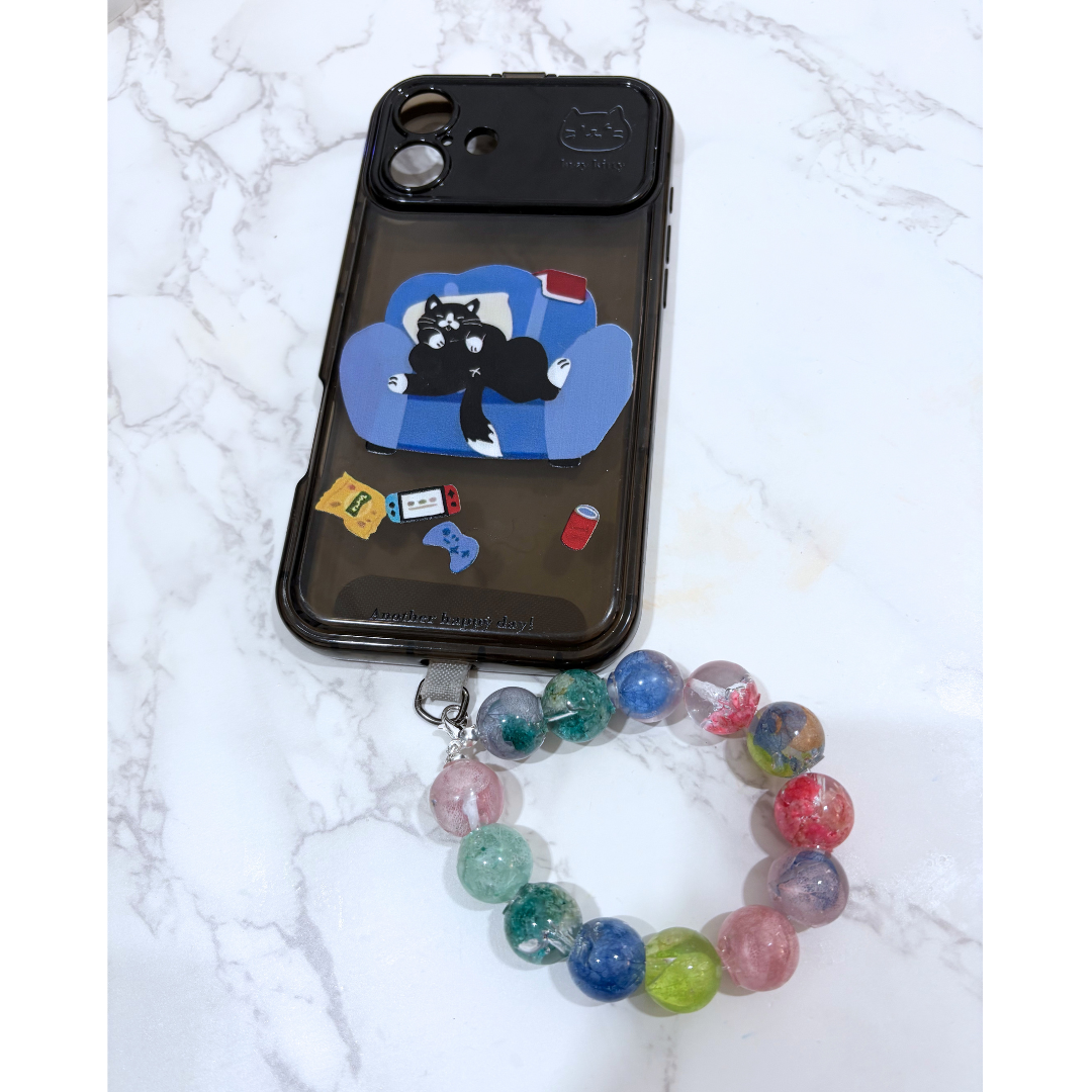 滴膠永生花串珠電話繩/手鏈工作坊