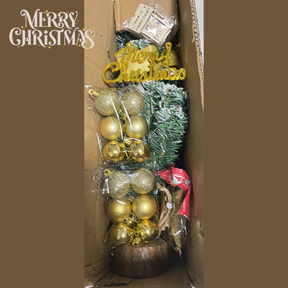 DIY Christmas tree | Decorate the Christmas tree | Brown