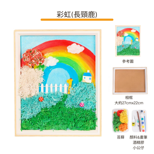 Moss Painting | Riverside (Crane)