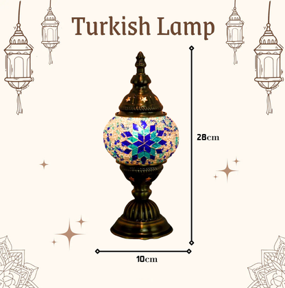 Turkish Mosaic Glass Lamp DIY Material Kit | Type B