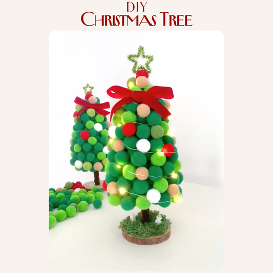 DIY Christmas tree | Furry ball Christmas tree