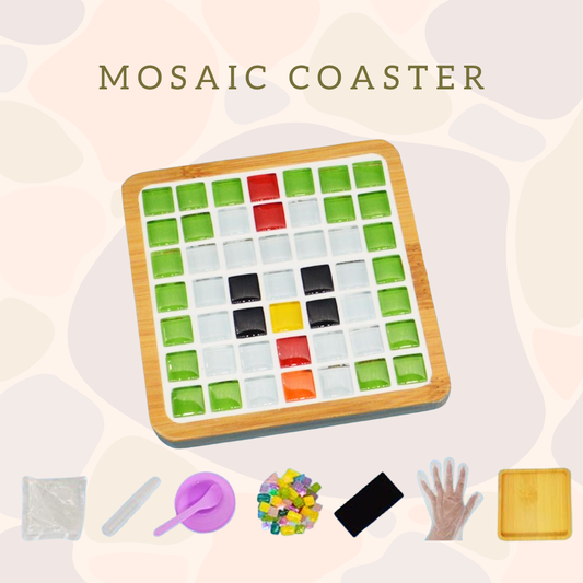 馬賽克杯墊|公雞