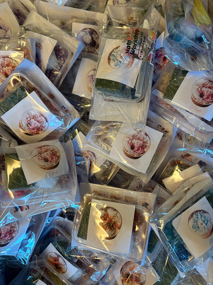 Night Light Glass Ball Everlasting Flower DIY Material Kit | Purple