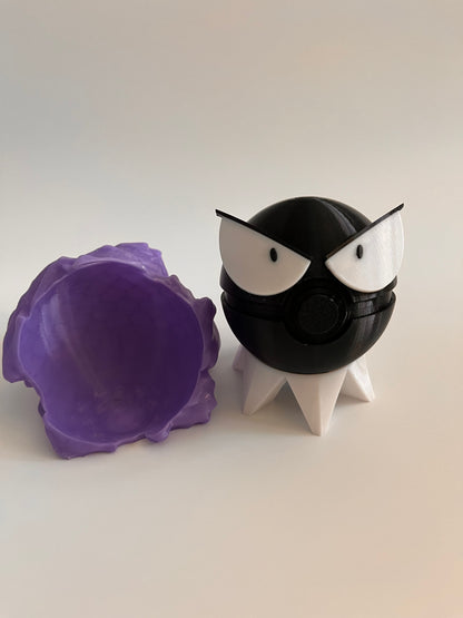 Pokemon 3D model 寵物小精靈3D打印模型|精靈球|鬼斯球Gastly