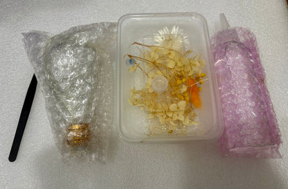 燈泡浮游花瓶DIY材料包|藍色