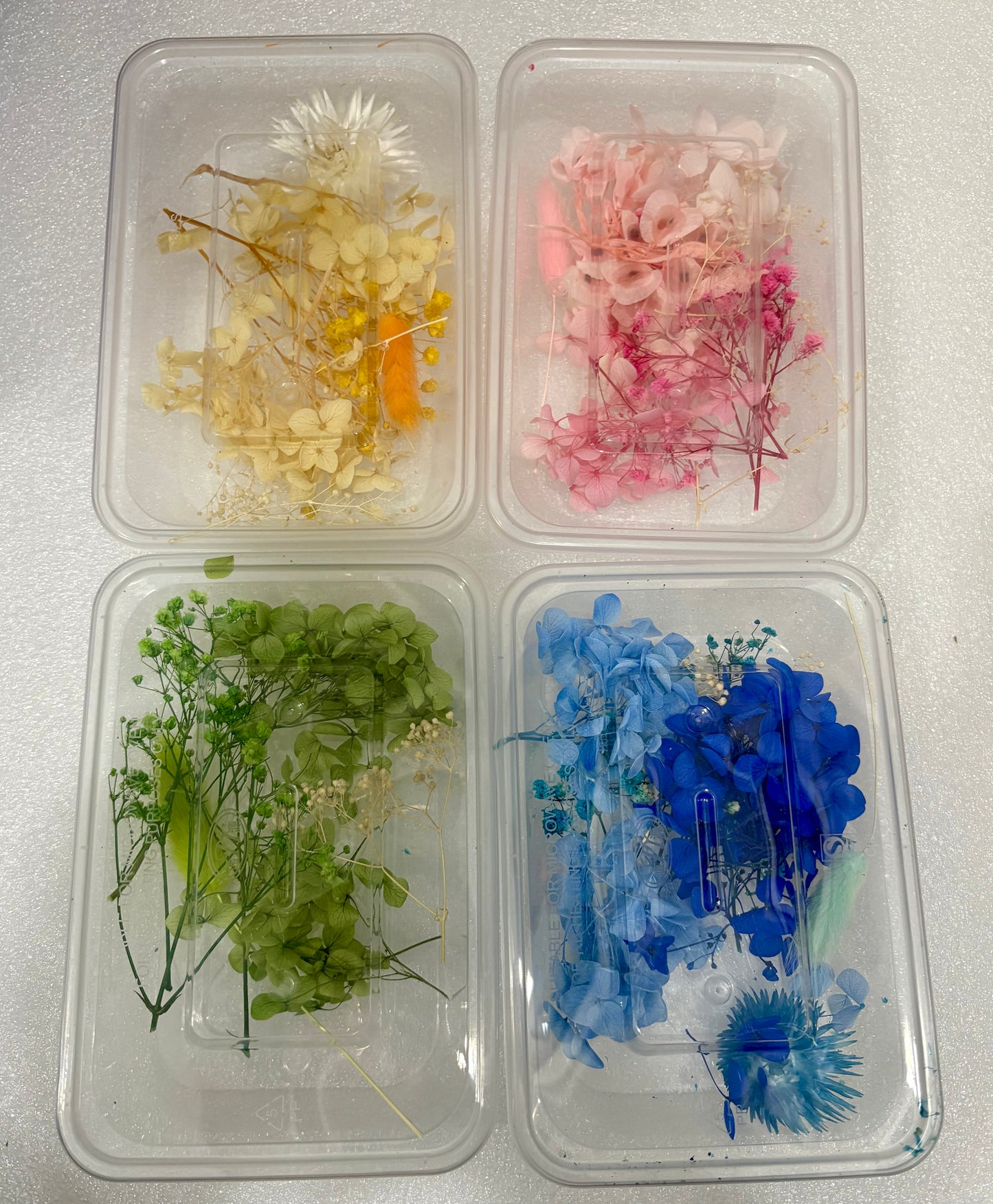 燈泡浮游花瓶DIY材料包|藍色