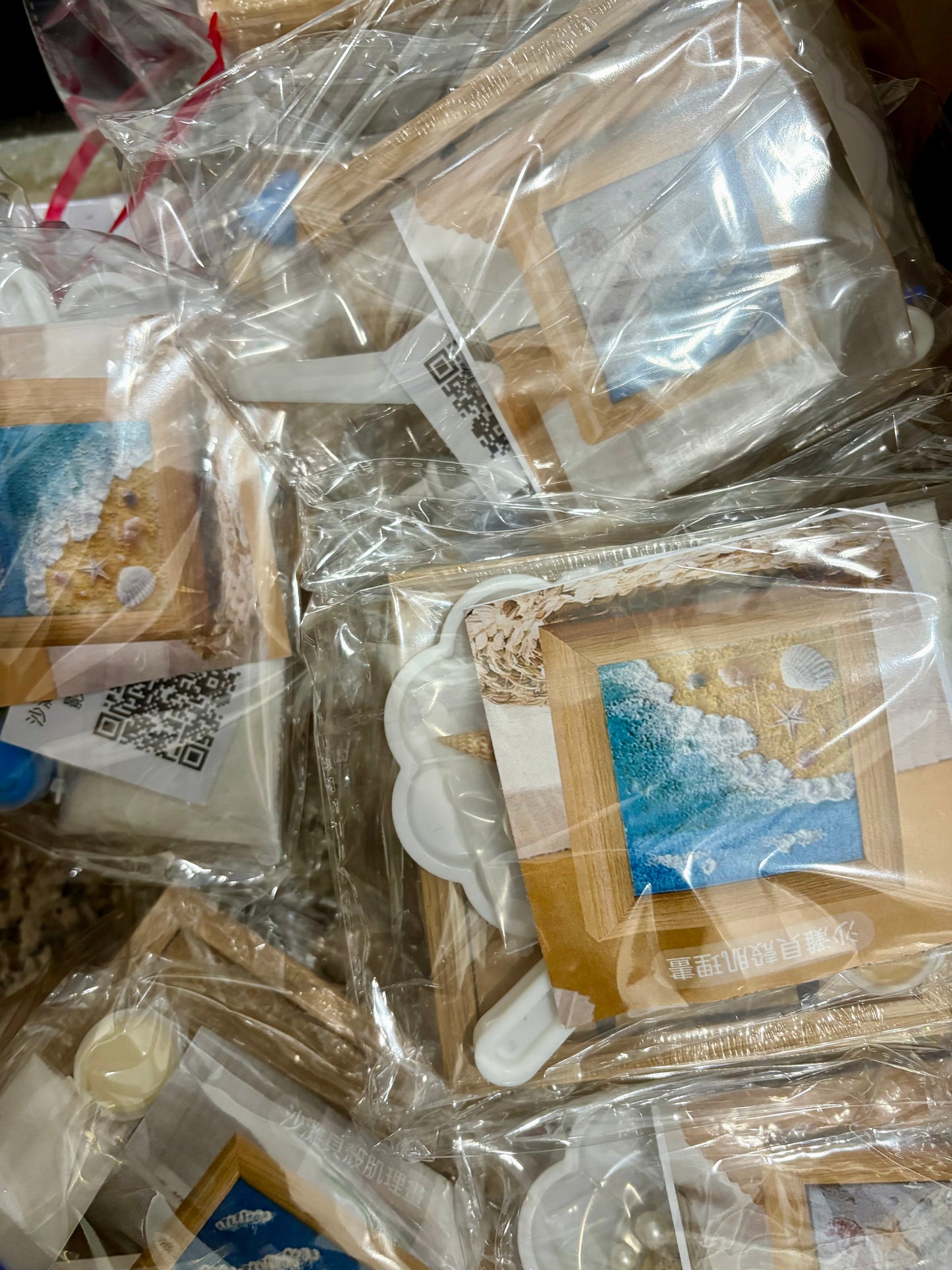 Beach Shell Painting DIY Material Kit | Purple