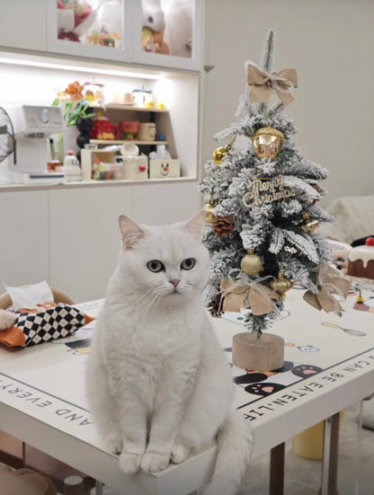 DIY聖誕樹|裝飾聖誕樹|下雪系列|高60cm|金色款|B款