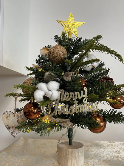 DIY Christmas tree | Decorate the Christmas tree | Brown